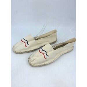 1789 Cala Womens 7.5 Espadrilles Slip On Flat Preppy Nautical Beach Coastal